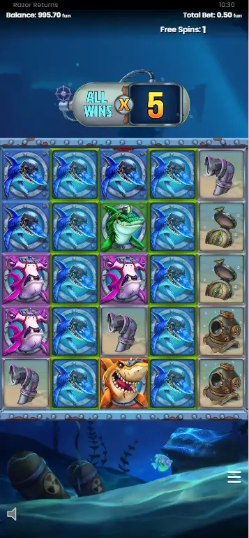 Gamble-Rad nach Torpedo-Trigger in Razor Returns